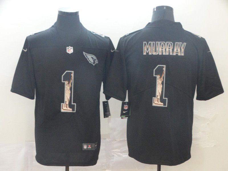 Men Arizona Cardinals #1 Murray Black Goddess fashion Edition Nike NFL Jerseys